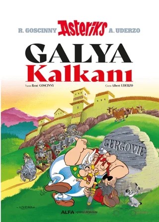 Asteriks Galya Kalkanı – Rene Goscinny – Alfa Yayınları kitap kapağı