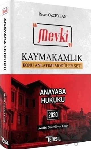 Mevki Anayasa Hukuku Kaymakamlık Konu Anlatımı Modüler Seti 2020 – Recep Özceylan – Temsil Kitap kitap kapağı