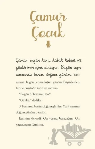 Çamur Çocuk – Steve Tasane – Genç Timaş kitap kapağı