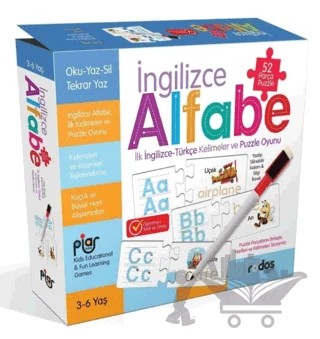 İngilizce Alfabe – Kolektif – Piar Kids kitap kapağı