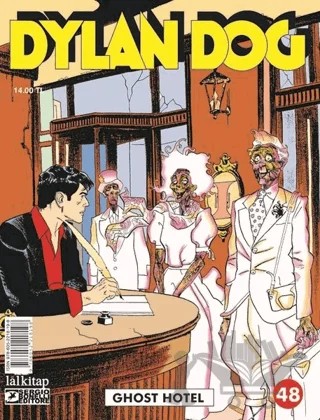 Dylan Dog Sayı 48 - Ghost Hotel – Tiziano Sclavi – Lal Kitap kitap kapağı