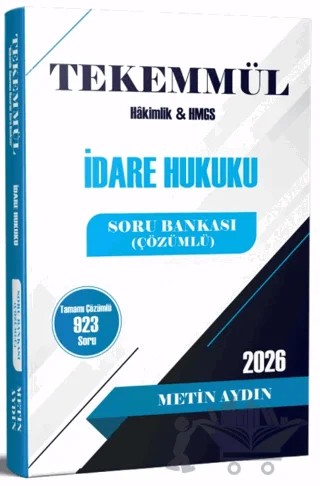 Tekemmül İdare Hukuku Soru Bankası – Metin Aydın – Statü Akademi Yayınları kitap kapağı