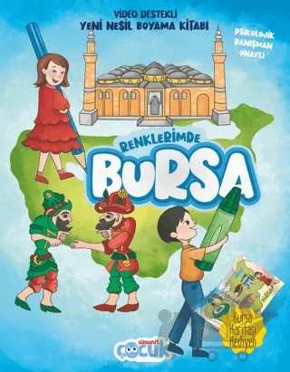 Renklerimde Bursa – Kolektif – Simenit Çocuk kitap kapağı