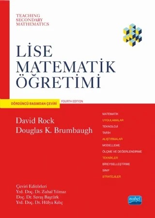 LİSE MATEMATİK ÖĞRETİMİ - Teaching Secondary Mathematics – David Rock, Douglas K. Brumbau – Nobel Akademik Yayıncılık kitap kapağı