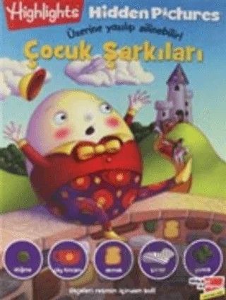Highlights Hidden Pictures - Çocuk Şarkıları – Canan Demir – Dikkat Atölyesi Yayınları kitap kapağı
