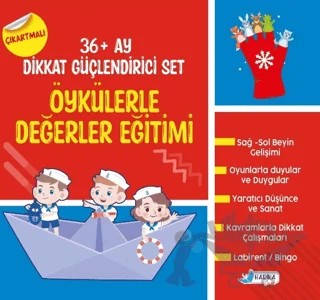 3- 6 Yaş Öykülerle Değerler Eğitimi – Kolektif – Harika Çocuk Yayınları kitap kapağı
