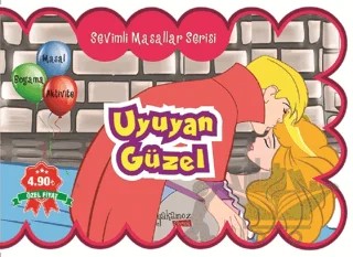 Uyuyan Güzel - Sevimli Masallar Serisi – Mehmet Tekneci – Yakamoz Yayınevi kitap kapağı