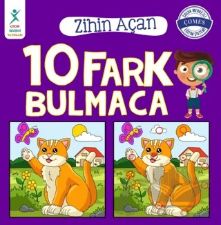 Zihin Açan 10 Fark Bulmaca – Kolektif – Çocuk Gelişimi Yayınları kitap kapağı