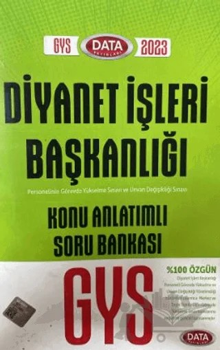 2023 GYS Diyanet İşleri Başkanlığı Konu Anlatımlı Soru Bankası Görevde Yükselme – Kolektif – Data Yayınları kitap kapağı