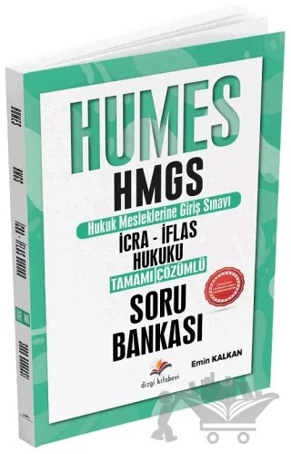 HUMES HMGS İcra İflas Hukuku Soru Bankası Çözümlü – Emin Kalkan – Dizgi Kitap kitap kapağı