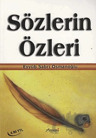 Sözlerin Özleri – Derleme – Armoni Yayıncılık kitap kapağı