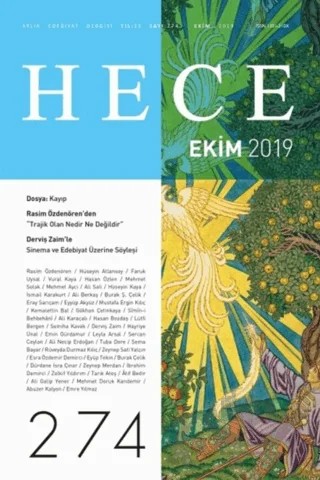 Hece Aylık Edebiyat Dergisi Sayı: 274 Ekim 2019 – Hece Dergisi kitap kapağı