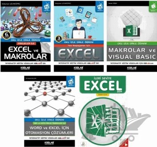 Süper Excel Eğitim Seti ( 5 Kitap Takım) – Kolektif – Kodlab Yayın Dağıtım kitap kapağı