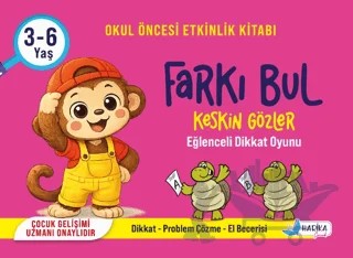 Farkı Bul – Nevbahar Erçoklu – Harika Çocuk Yayınları kitap kapağı