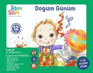 Doğum Günüm - 12. Ay Gelişim Kitabı – Kolektif – Adım Adım Bebek Eğitimi kitap kapağı