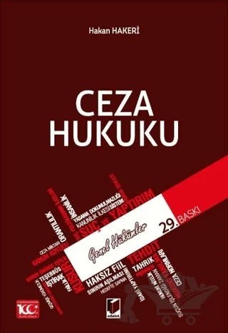 Ceza Hukuku Genel Hükümler – Hakan Hakeri – Adalet Yayınevi kitap kapağı