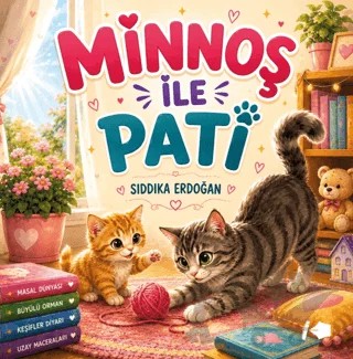Minnoş ile Pati – Sıddıka Erdoğan – Kalemşor Yayınları kitap kapağı