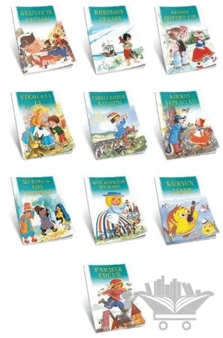 Pırlanta Masallar Dizisi (10 Kitap Takım) – Kolektif – Damla Yayınevi kitap kapağı