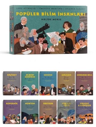 Popüler Bilim İnsanları (10 Kitap) – Halide Merve – Nesil Çocuk Yayınları kitap kapağı