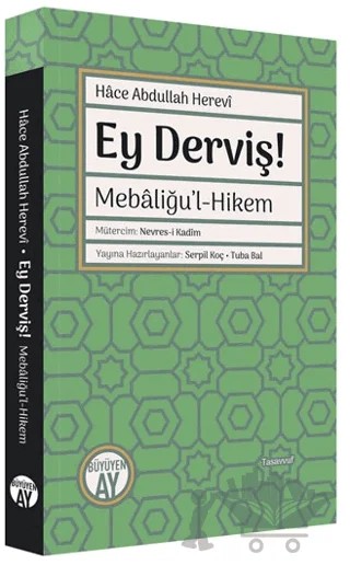 Ey Derviş! – Hace Abdullah Herevi – Büyüyen Ay Yayınları kitap kapağı
