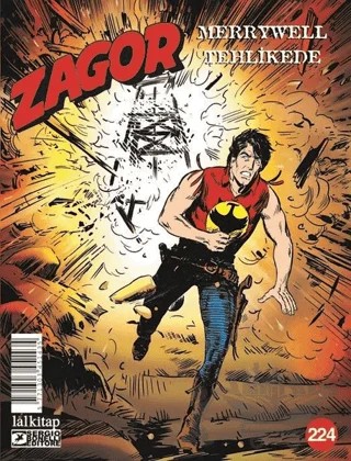 Zagor Sayı 224 - Merrywell Tehlikede – Antonio Zamberletti – Lal Kitap kitap kapağı