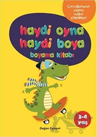 Haydi Oyna Haydi Boya Boyama Kitabı 2 (3-4 Yaş) – Kolektif – Doğan Egmont Yayıncılık kitap kapağı