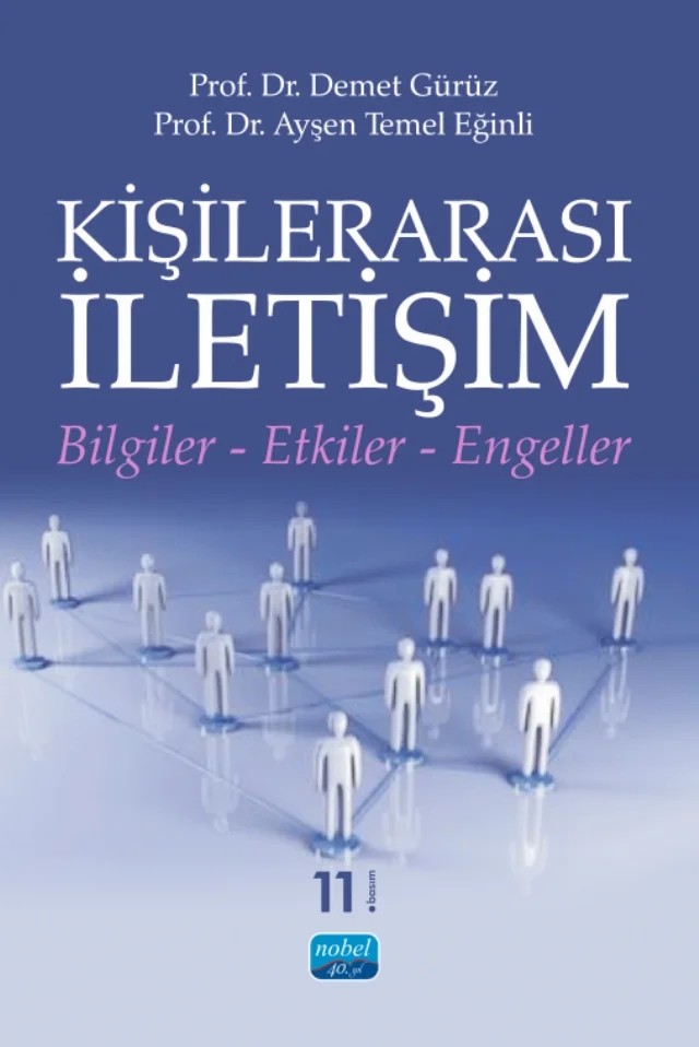 Kişilerarası İletişim – Demet Gürüz, Ayşen Temel Eğinli – Nobel Akademik Yayıncılık kitap kapağı