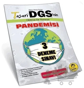 DGS'nin Pandemisi 3 Deneme Sınavı – Kolektif – Tasarı Eğitim Yayınları kitap kapağı