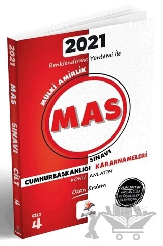 MAS Renklendirme Yöntemi İle Cumhurbaşkanlığı Kararnameleri Konu Anlatımı – Ozan Erdem – Dizgi Kitap kitap kapağı