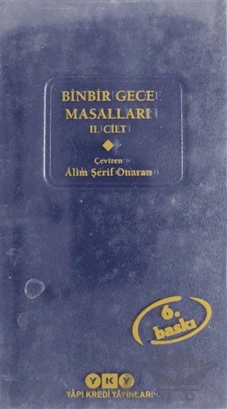Binbir Gece Masalları Cilt: 2 – Kolektif – Yapı Kredi Yayınları kitap kapağı