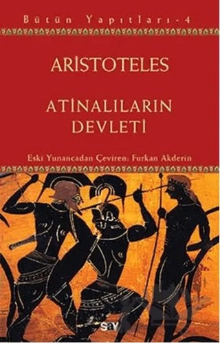 Atinalıların Devleti – Aristoteles – Say Yayınları kitap kapağı