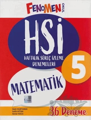 5. Sınıf Matematik HSİ Haftalık Süreç İzleme Denemeleri – Kolektif – Fenomen Yayınları kitap kapağı