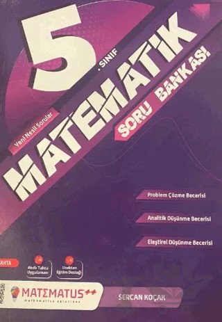 5. Sınıf Matematik Soru Bankası – Kolektif – Matematus Yayınları kitap kapağı