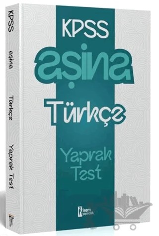 2025 KPSS Aşina Türkçe Çek Kopart Yaprak Test – Kolektif – İSEM Yayıncılık kitap kapağı