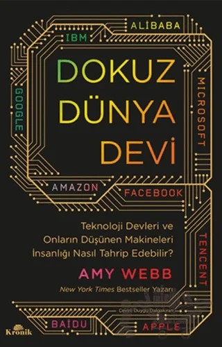 Dokuz Dünya Devi – Amy Webb – Kronik Kitap kitap kapağı