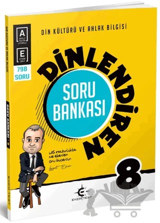 Eker Test 8. Sınıf Din Kültürü ve Ahlak Bilgisi Dinlendiren Soru Bankası – İzzet Eker – Eker Test Yayınları kitap kapağı