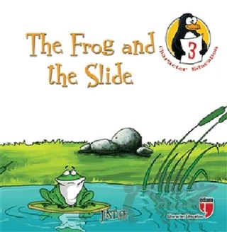 The Frog and the Slide (Justice) - Character Education Stories 3 – Mehmet Ali Özkan – EDAM kitap kapağı