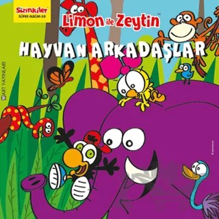 Limon ile Zeytin - Hayvan Arkadaşlar – Salih Memecan – Mart Yayınları kitap kapağı