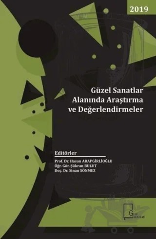 Güzel Sanatlar Alanında Araştırma ve Değerlendirmeler – Kolektif – Gece Akademi kitap kapağı