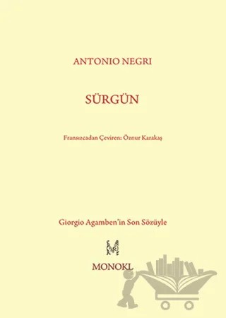 Sürgün – Antonio Negri – MonoKL Yayınları kitap kapağı