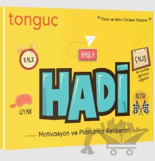 Tonguç Yayınları Hadi Motivasyon ve Planlama Rehberim – Kolektif – Tonguç Akademi kitap kapağı