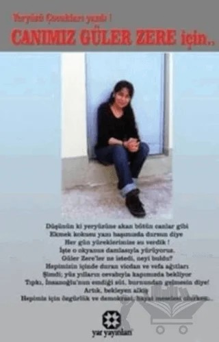 Canımız Güler Zere İçin – Akın Ok – Yar Yayınları kitap kapağı