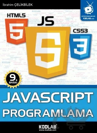 Javascript Programlama – İbrahim Çelikbilek – Kodlab Yayın Dağıtım kitap kapağı