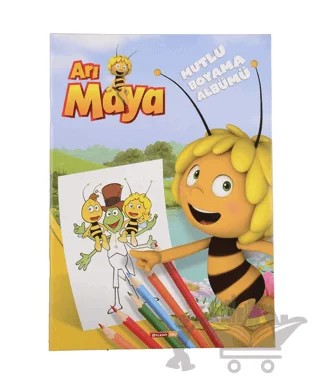 Arı Maya - Mutlu Boyama Albümü – Kolektif – Doğan Egmont Yayıncılık kitap kapağı