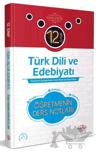 12. Sınıf Türk Dili ve Edebiyatı Öğretmenin Ders Notları – Kolektif – Editör Yayınevi kitap kapağı