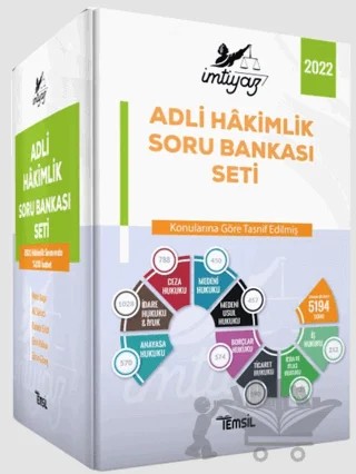 2022 İmtiyaz Adli Hakimlik Soru Bankası – Metin Kaya, Ali Sakinci, Emin Kalkan, Bahadır Erkol, Erhan Güneş – Temsil Kitap kitap kapağı