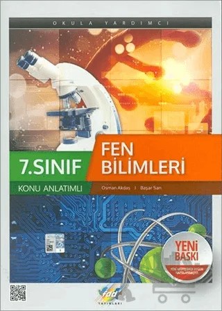 7. Sınıf Fen Bilimleri Konu Anlatımlı – Başar Sarı, Osman Akdaş – Fdd Yayınları kitap kapağı