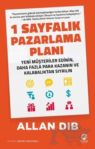 1 Sayfalık Pazarlama Planı – Allan Dib – Nova Kitap kitap kapağı