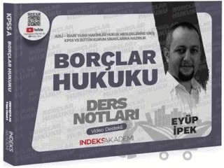 KPSS A Grubu Borçlar Hukuku Video Ders Notları – Kolektif – İndeks Akademi Yayıncılık kitap kapağı