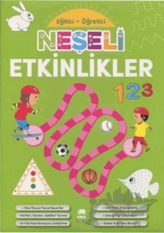 Neşeli Etkinlikler - Eğitici Öğretici – Kolektif – Ema Çocuk kitap kapağı